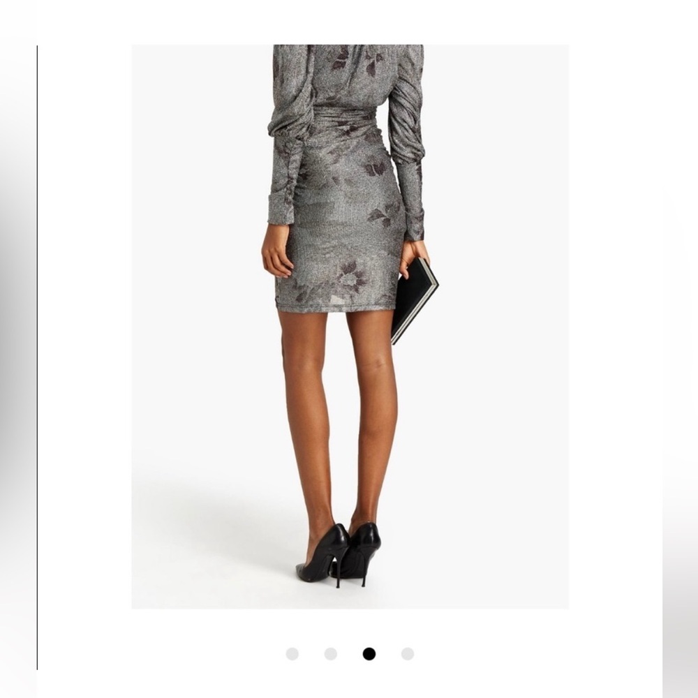 NWOT ba&sh Black Robe Lizie dress size 3 MSRP $465 - Picture 2 of 7